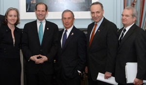 2007 Release of the report by former New York City Mayor Michael Bloomberg and New York Senator Charles Schumer entitled "Sustaining New York's and the US's Global Financial Leadership"
